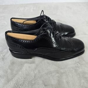 Florsheim  Men’s Black Leather Dress Shoes Size 10.5 D Wingtip